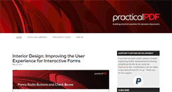 Desktop Screenshot of practicalpdf.com